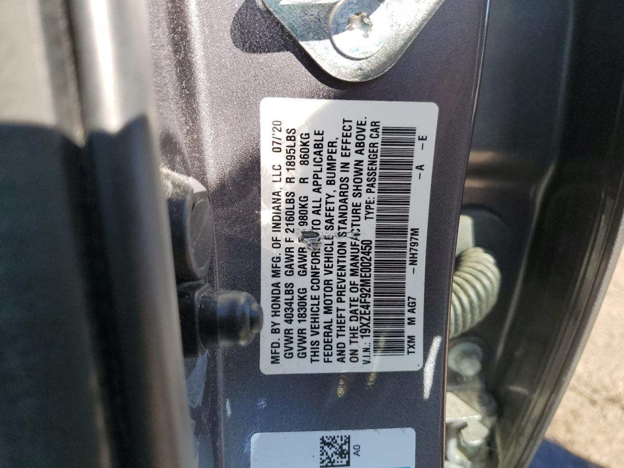 2021 HONDA Insight
