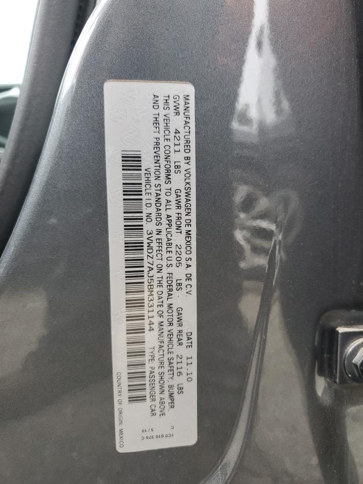 2011 VOLKSWAGEN JETTA