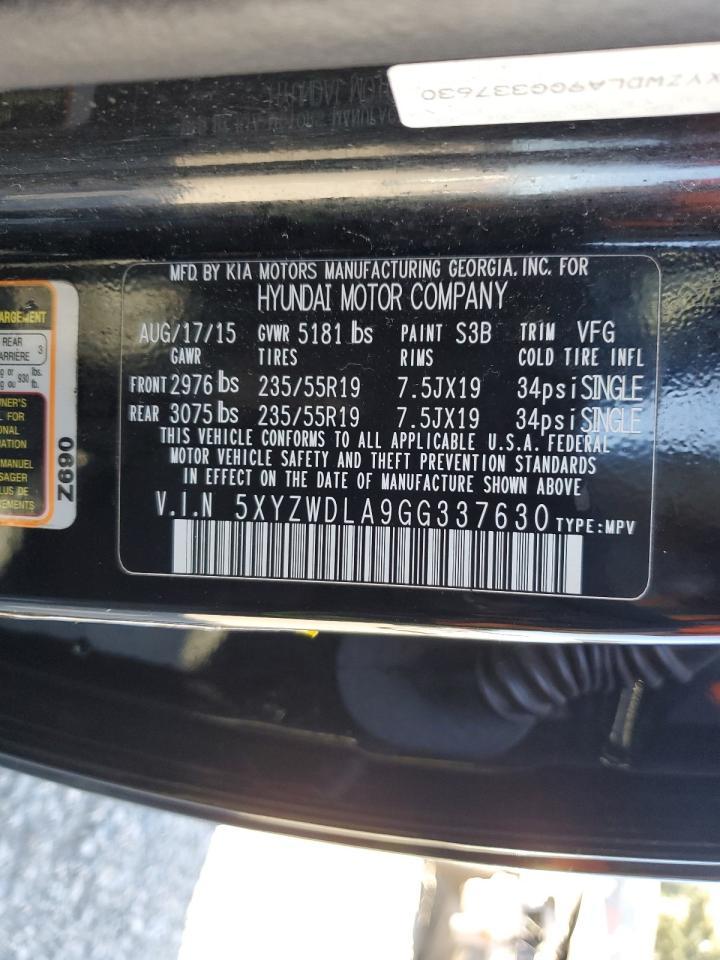 2016 HYUNDAI SANTA FE