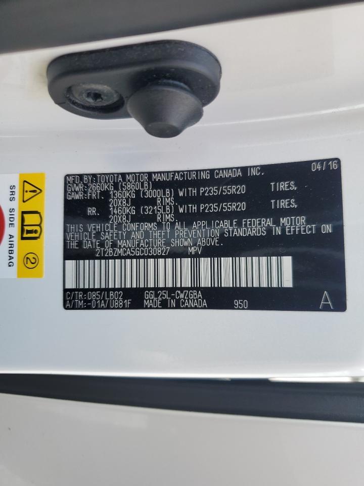 2016 LEXUS RX 350