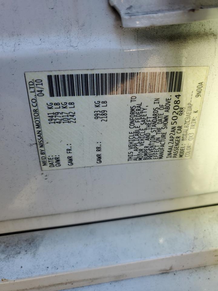 2010 NISSAN Ultima