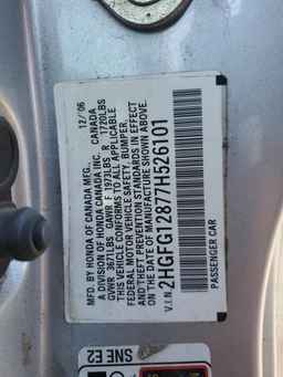 2007 HONDA CIVIC