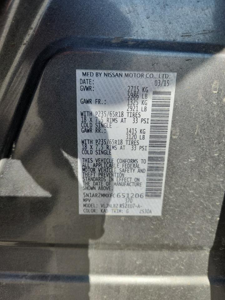 2015 NISSAN PATHFINDER
