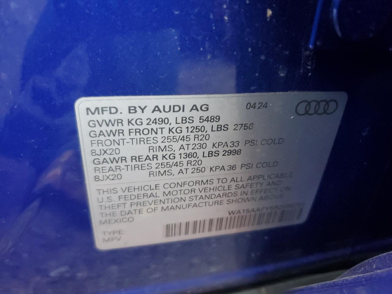 2024 AUDI Q5