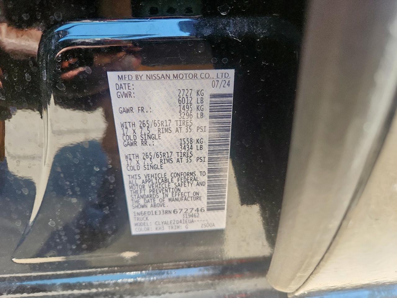 2024 NISSAN Frontier