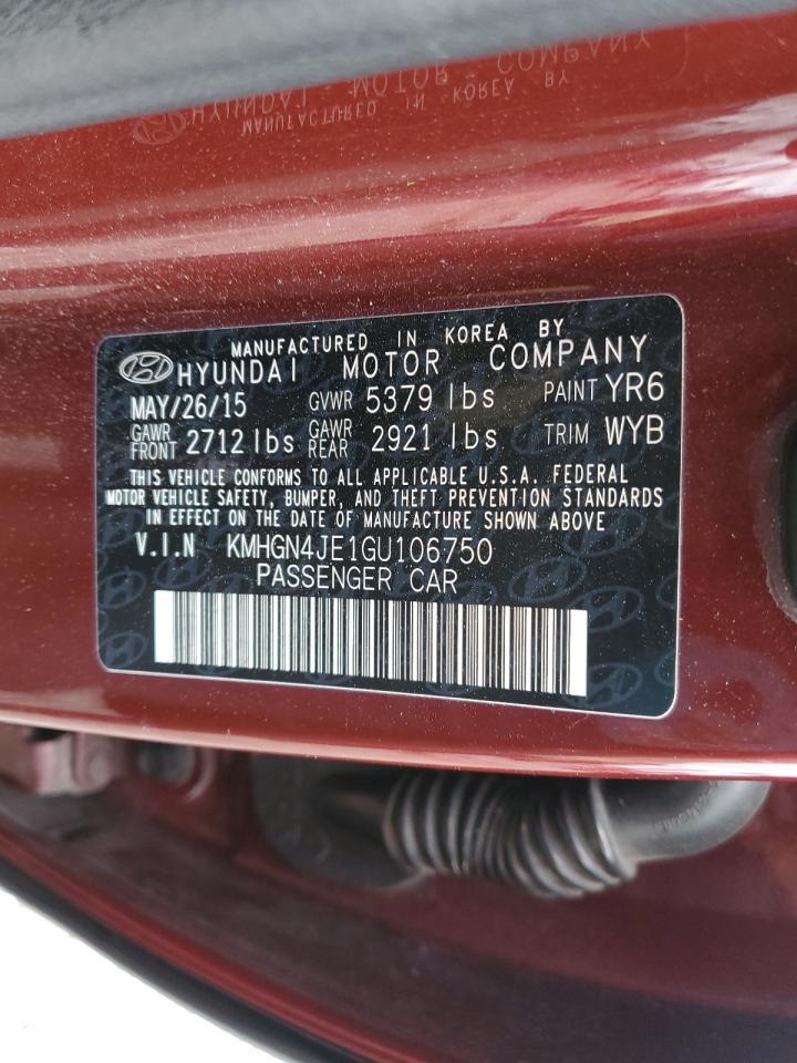 2016 HYUNDAI GENESIS