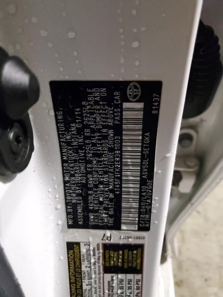 2014 TOYOTA CAMRY