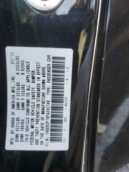 2015 HONDA ACCORD