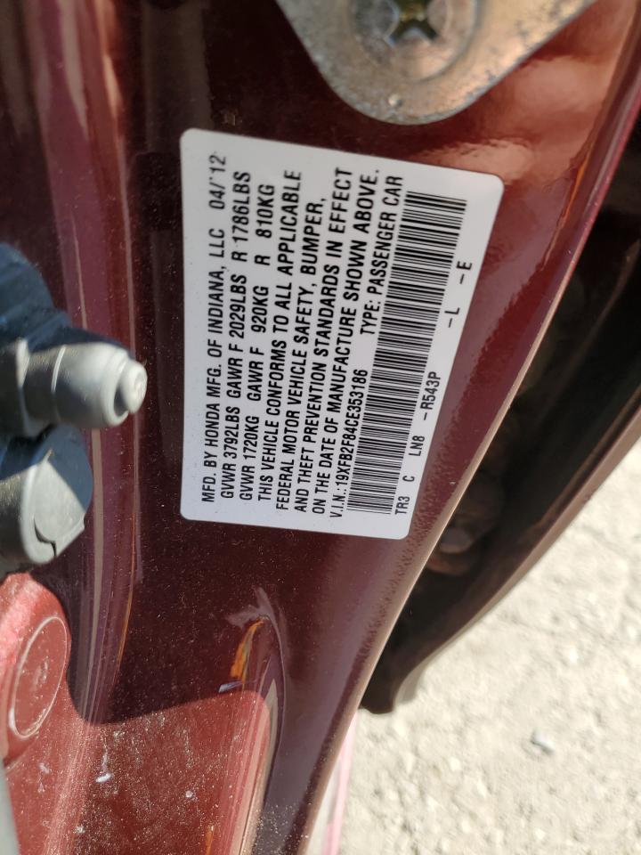2012 HONDA CIVIC