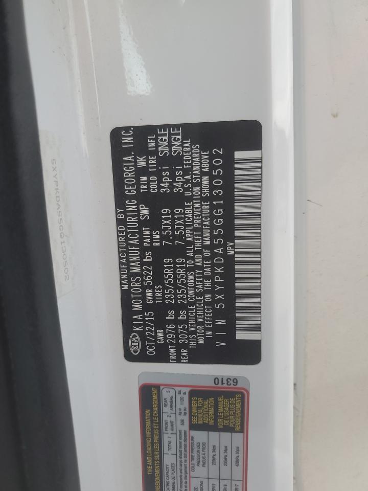 2016 KIA SORENTO