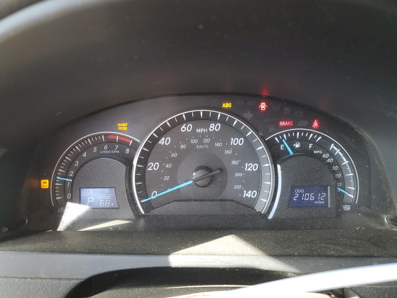 2012 TOYOTA CAMRY