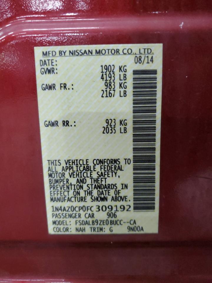 2015 NISSAN LEAF