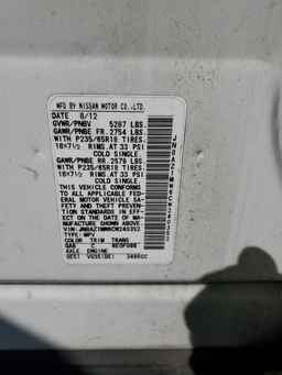 2012 NISSAN MURANO