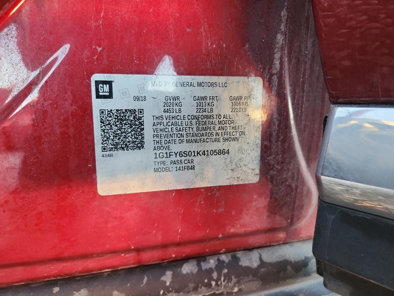 2019 CHEVROLET Bolt EV