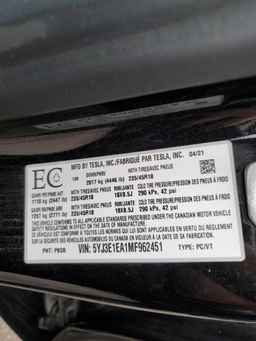 2021 TESLA MODEL 3