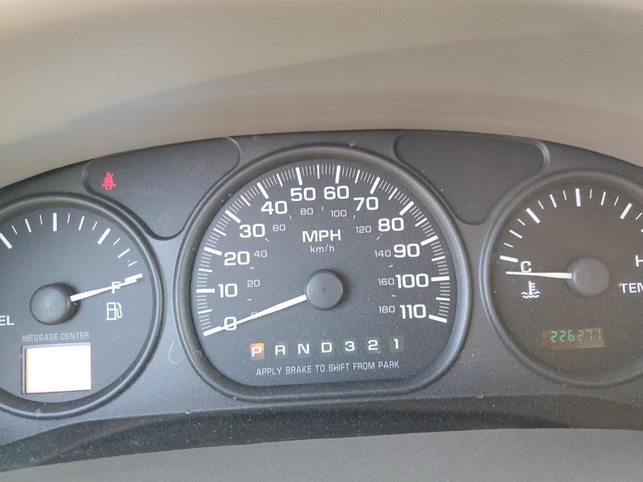 2003 OLDSMOBILE Silhouette