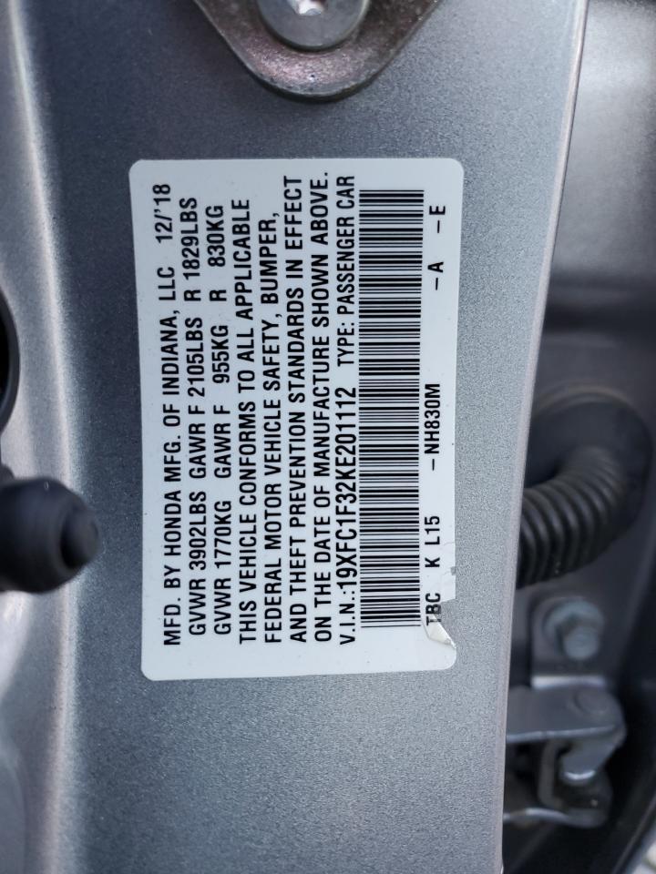 2019 HONDA CIVIC