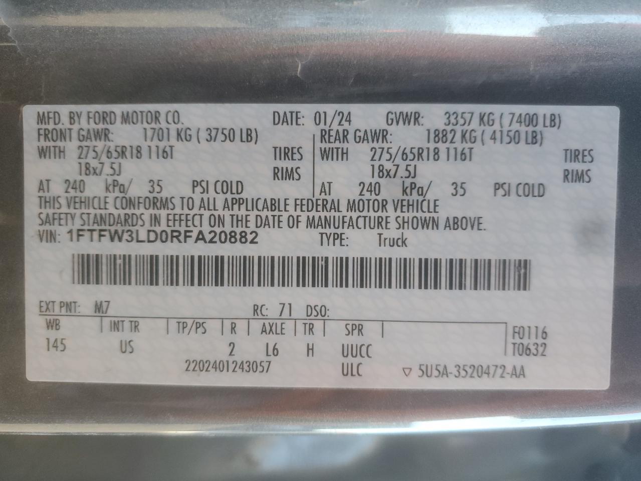 2024 FORD F-150