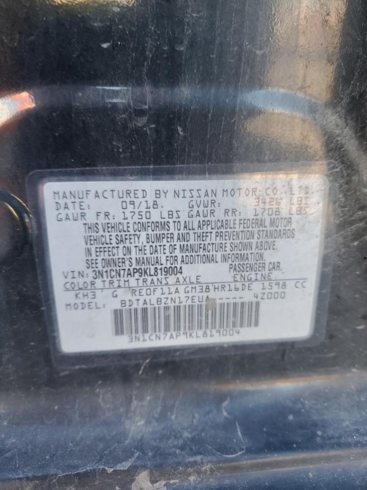 2019 NISSAN VERSA
