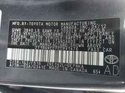 2012 TOYOTA COROLLA