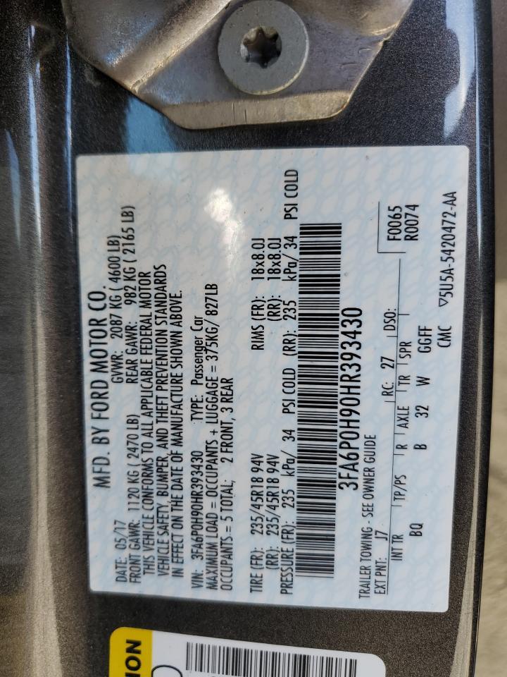 2017 FORD FUSION