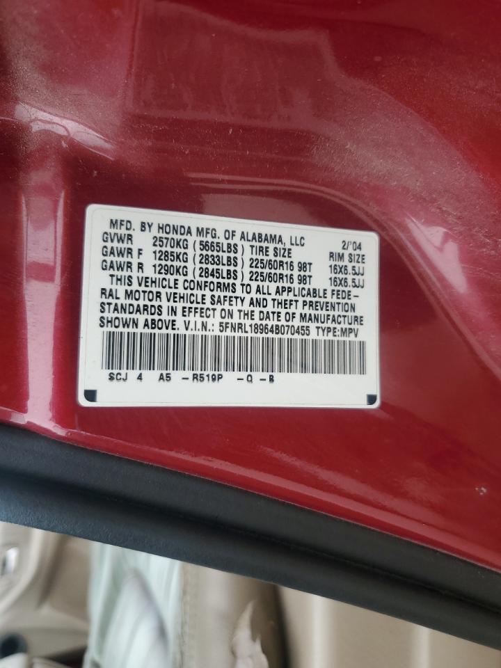 2004 HONDA ODYSSEY