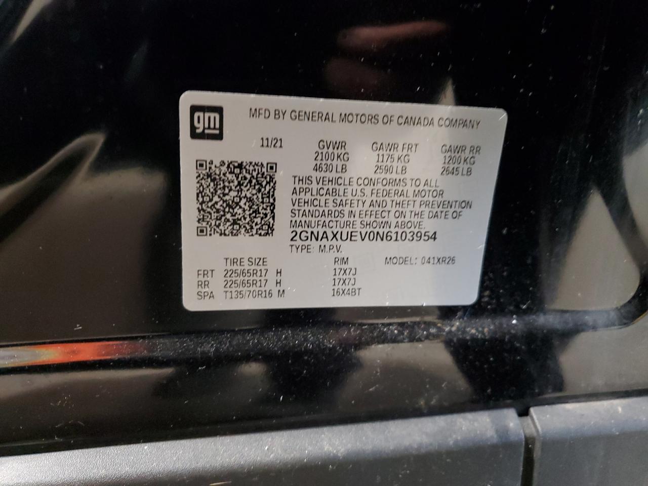 2022 CHEVROLET EQUINOX