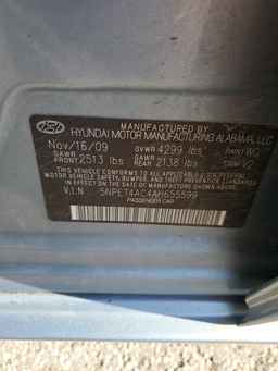 2010 HYUNDAI SONATA