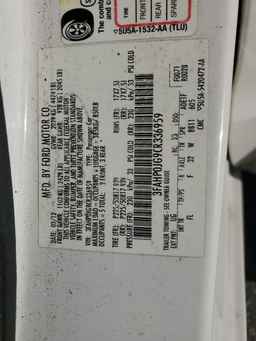 2012 FORD FUSION