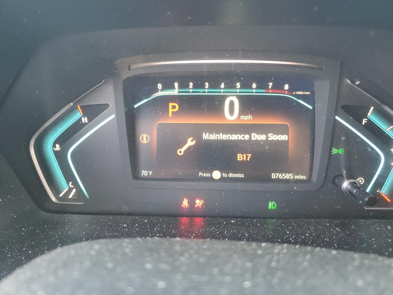 2018 HONDA ODYSSEY