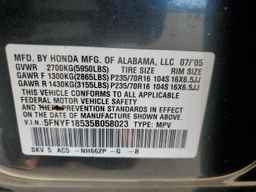 2005 HONDA PILOT