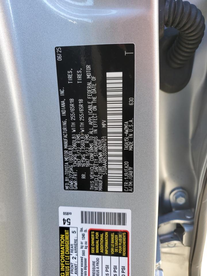 2025 TOYOTA HIGHLANDER