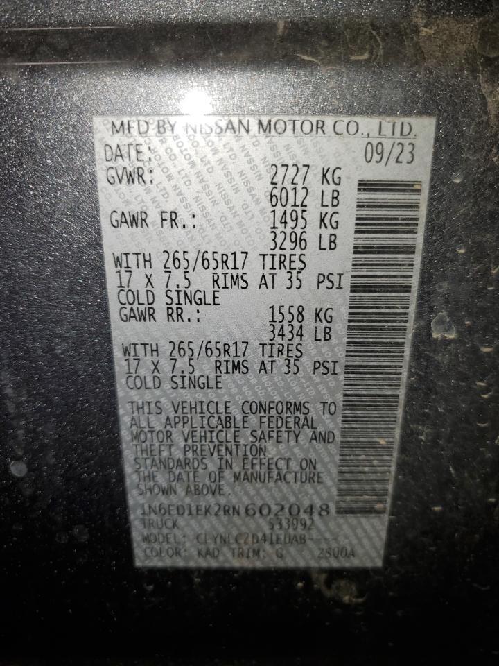 2024 NISSAN Frontier