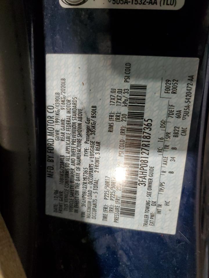 2007 FORD FUSION