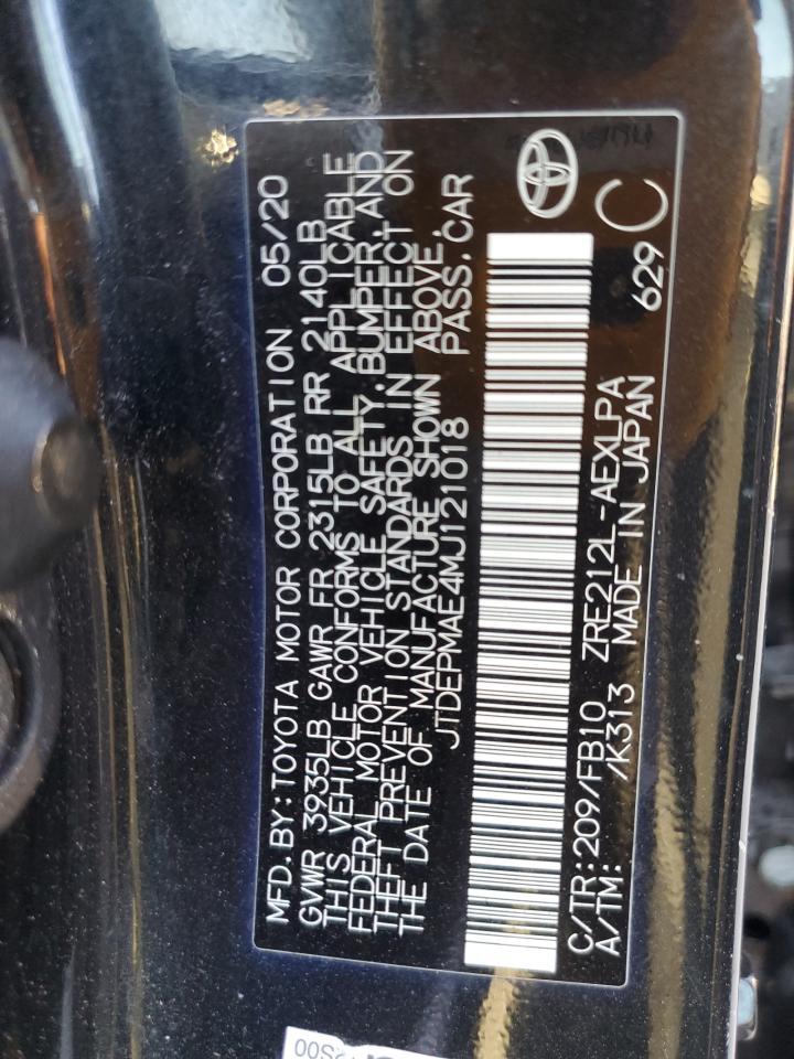 2021 TOYOTA COROLLA