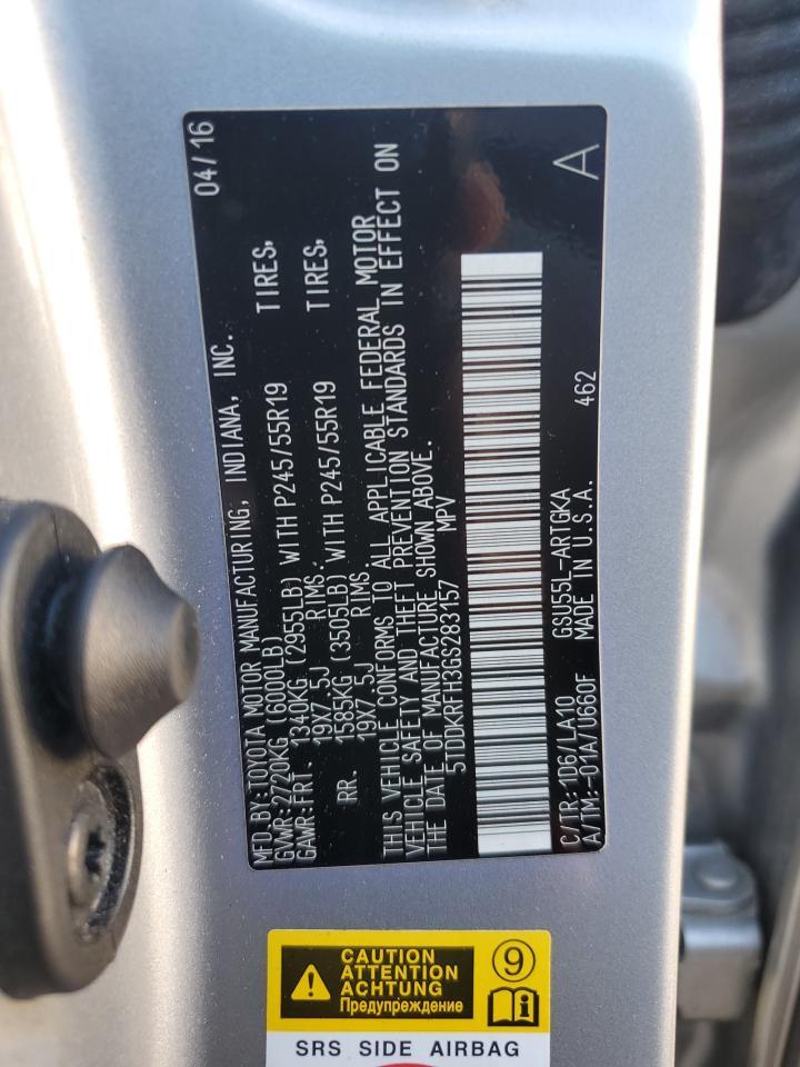 2016 TOYOTA HIGHLANDER
