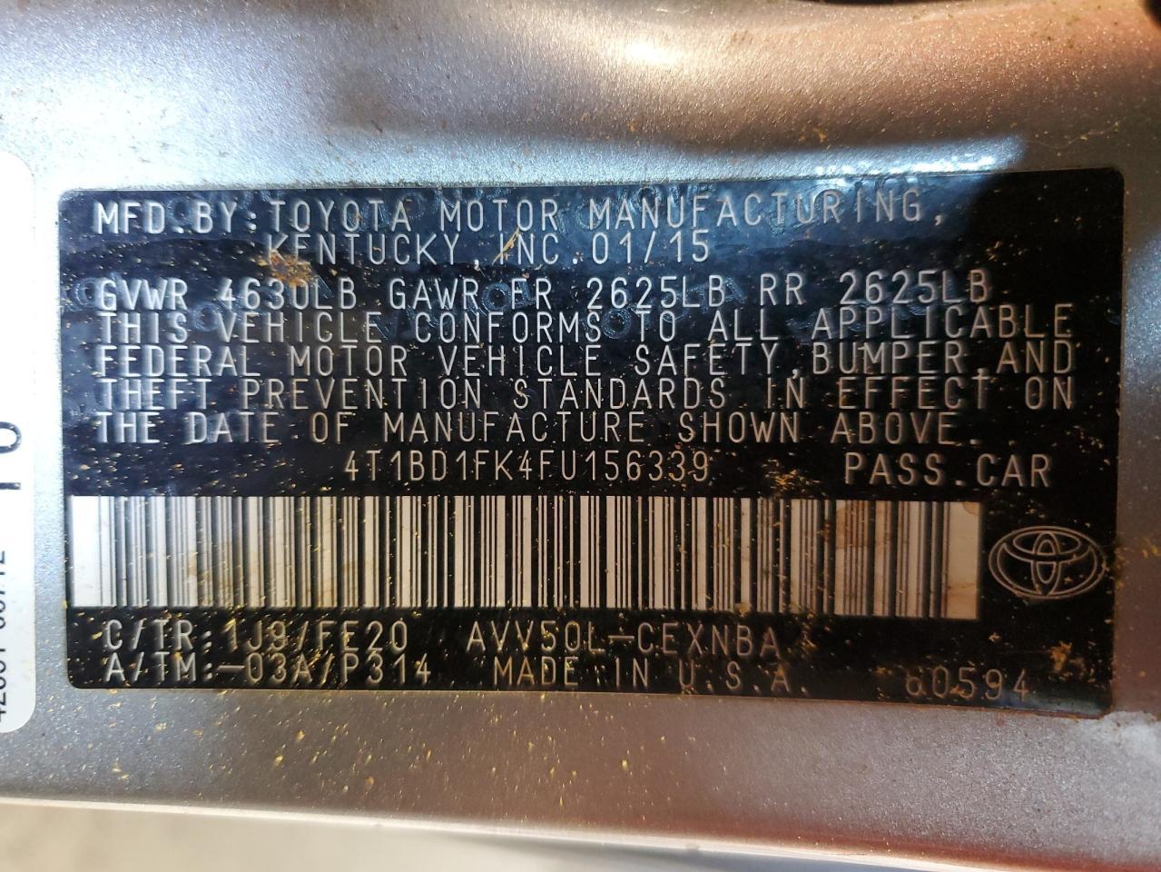 2015 TOYOTA CAMRY