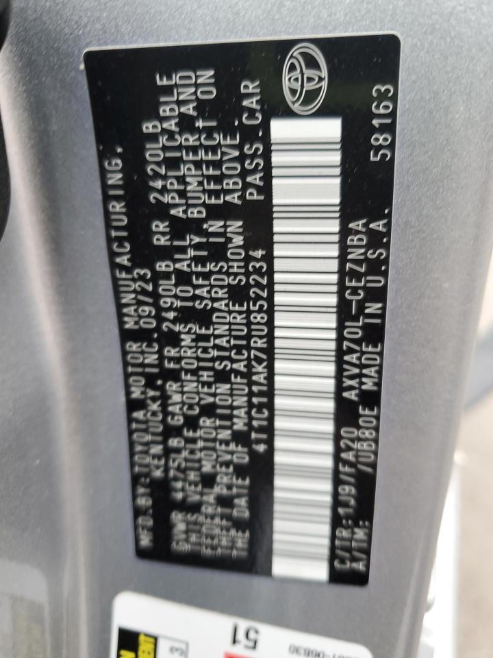 2024 TOYOTA CAMRY