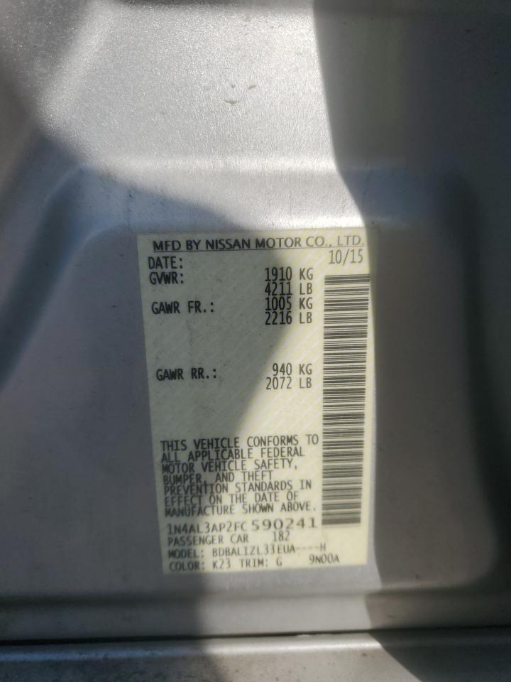 2015 NISSAN ALTIMA