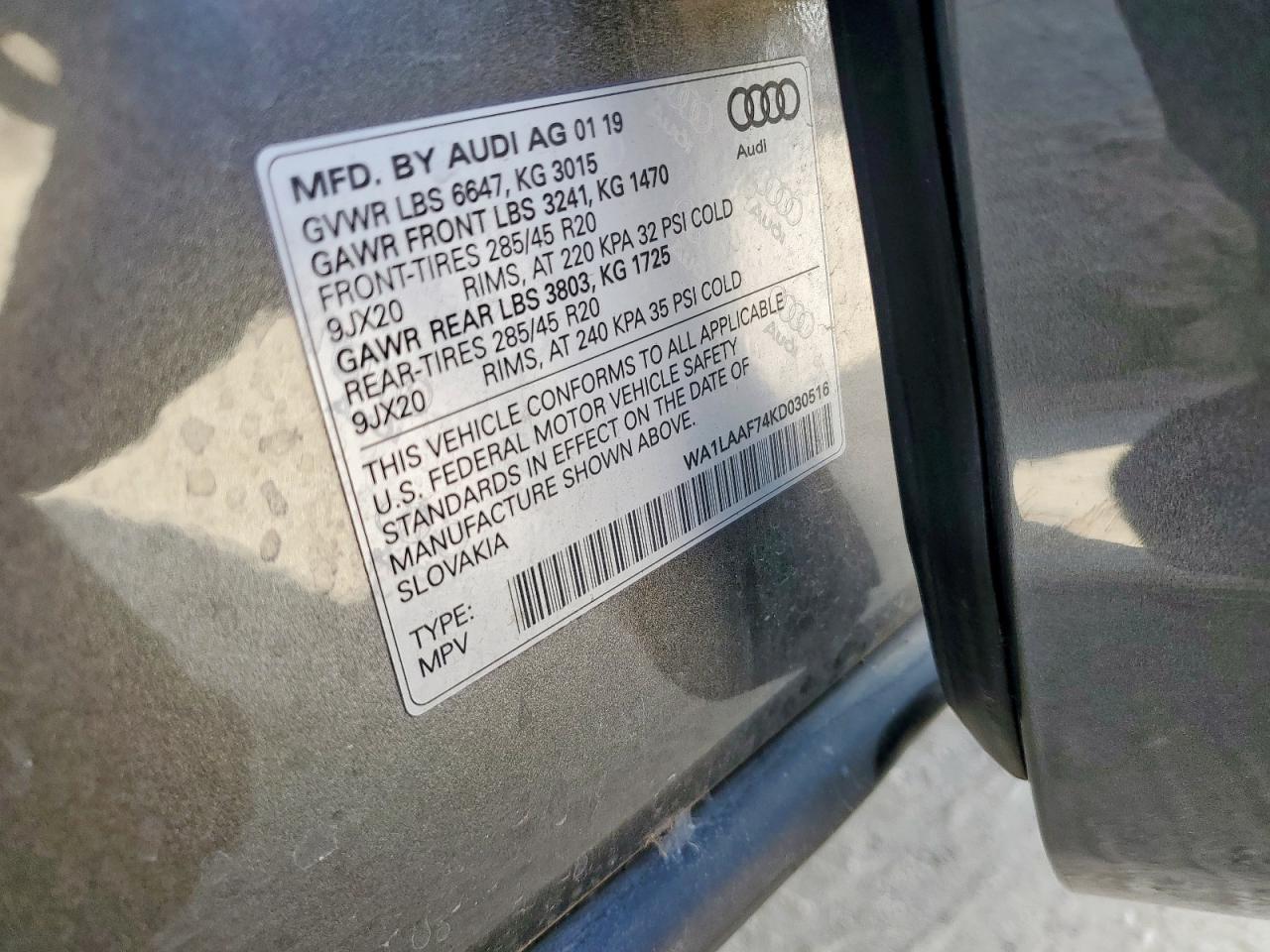 2019 AUDI Q7