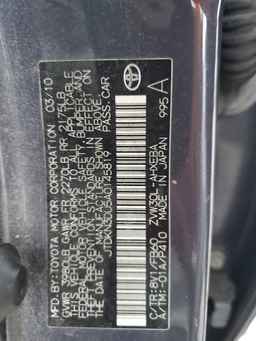 2010 TOYOTA PRIUS