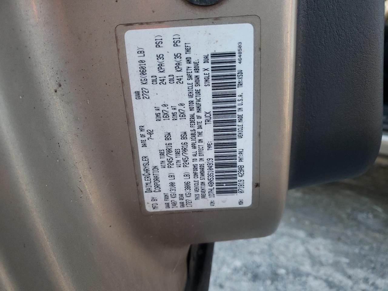 2003 DODGE Dakota