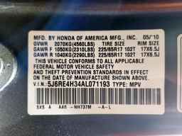 2010 HONDA CR-V