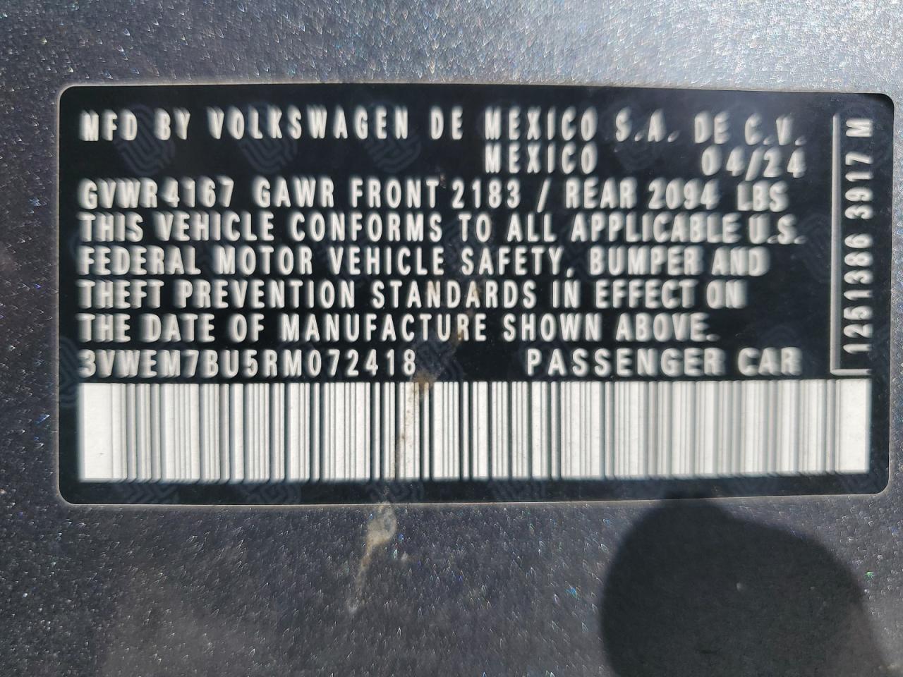 2024 VOLKSWAGEN JETTA