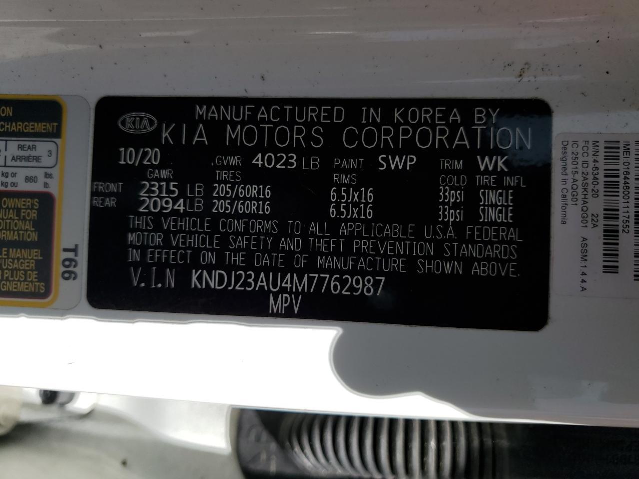 2021 KIA SOUL