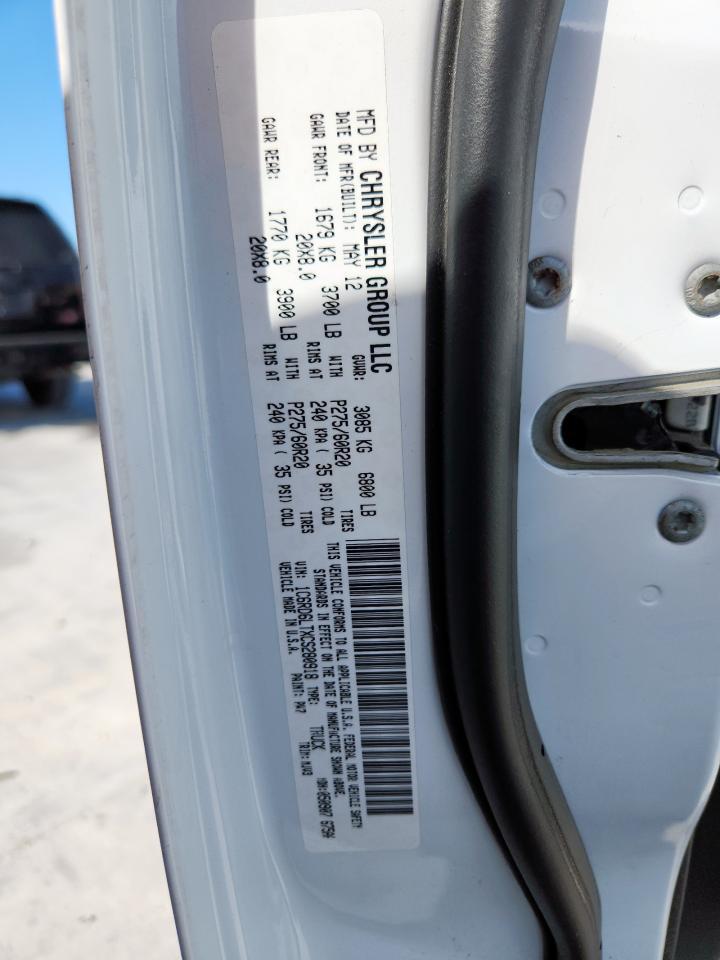 2012 DODGE RAM 1500