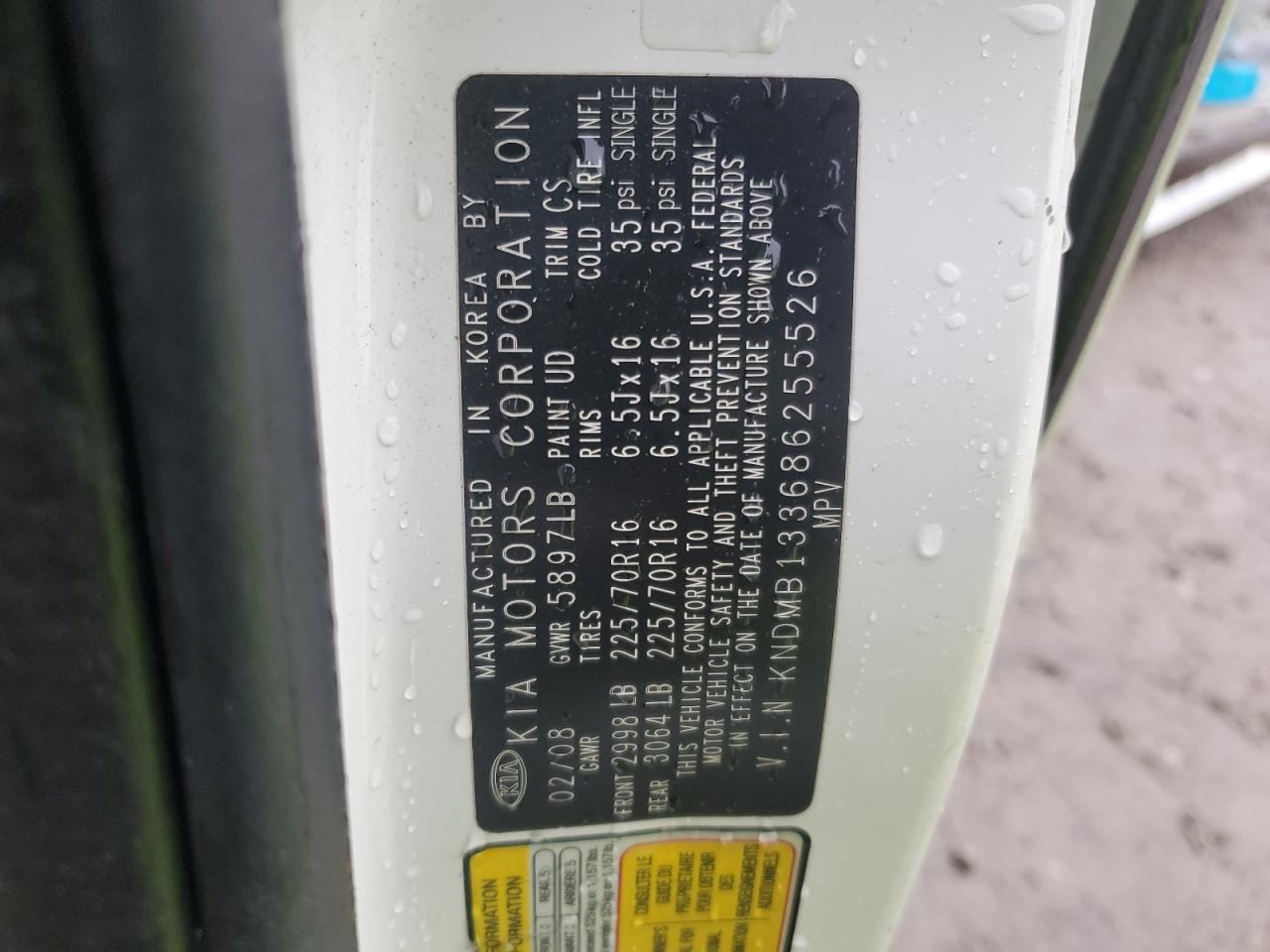 2008 KIA SEDONA