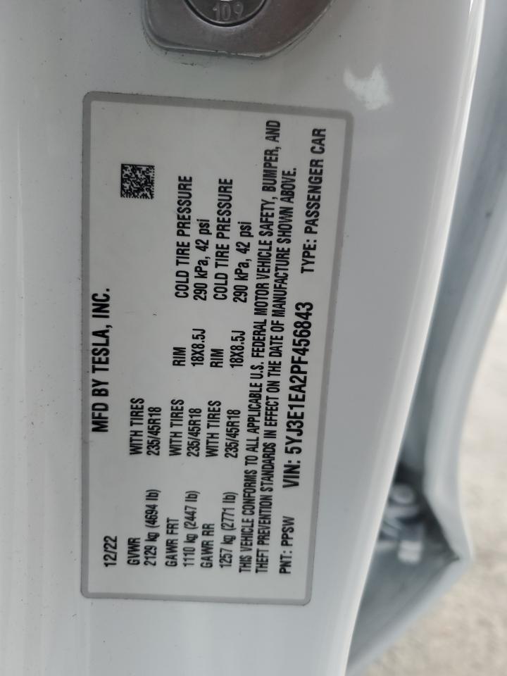 2023 TESLA MODEL 3