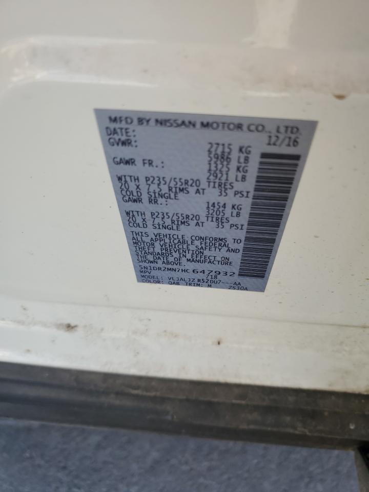2017 NISSAN PATHFINDER
