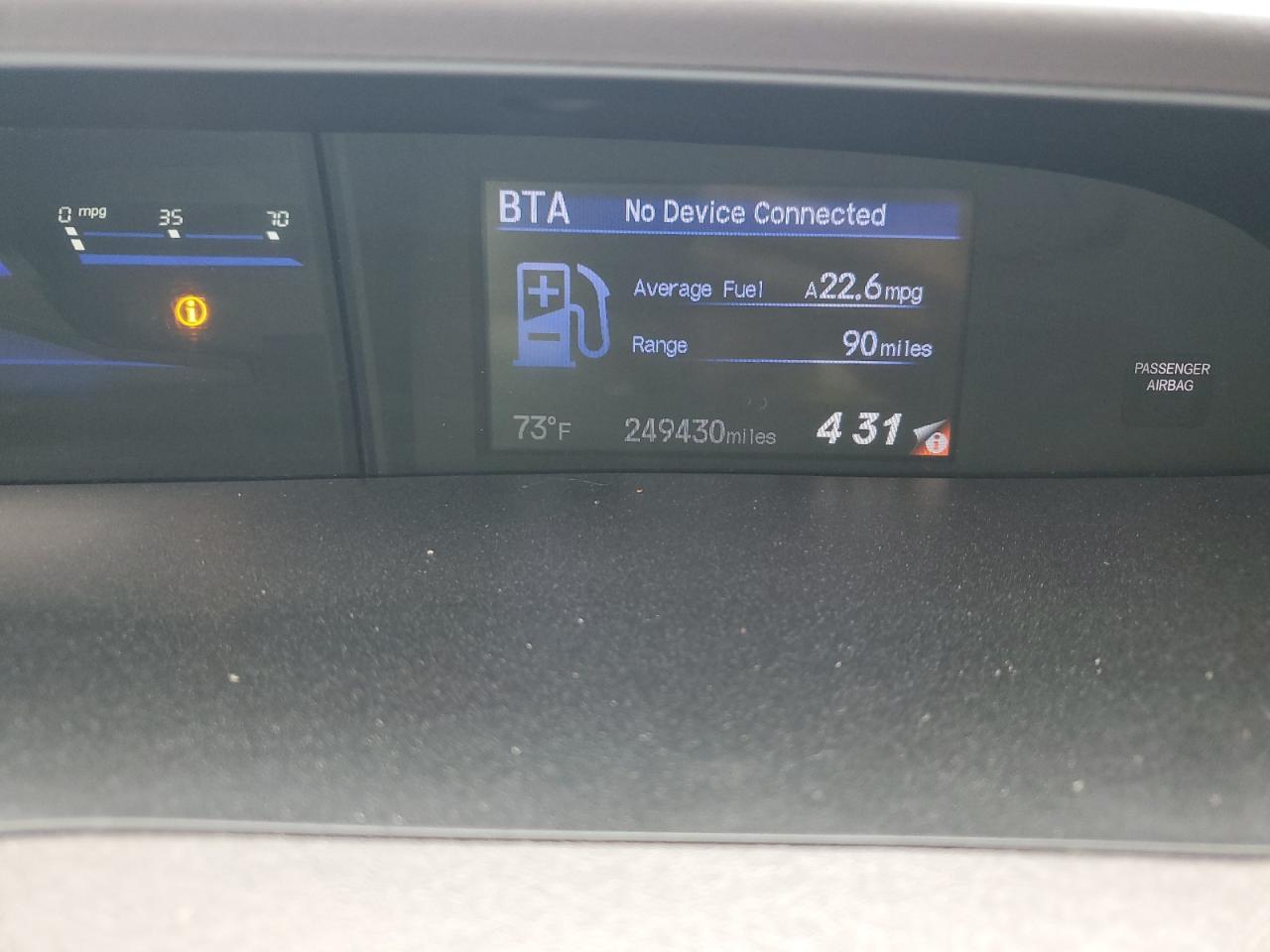 2012 HONDA CIVIC